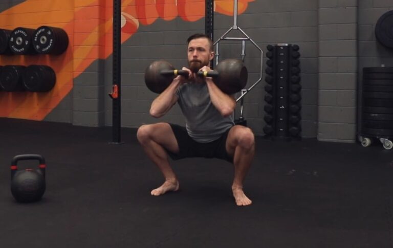 Double Kettlebell Squat